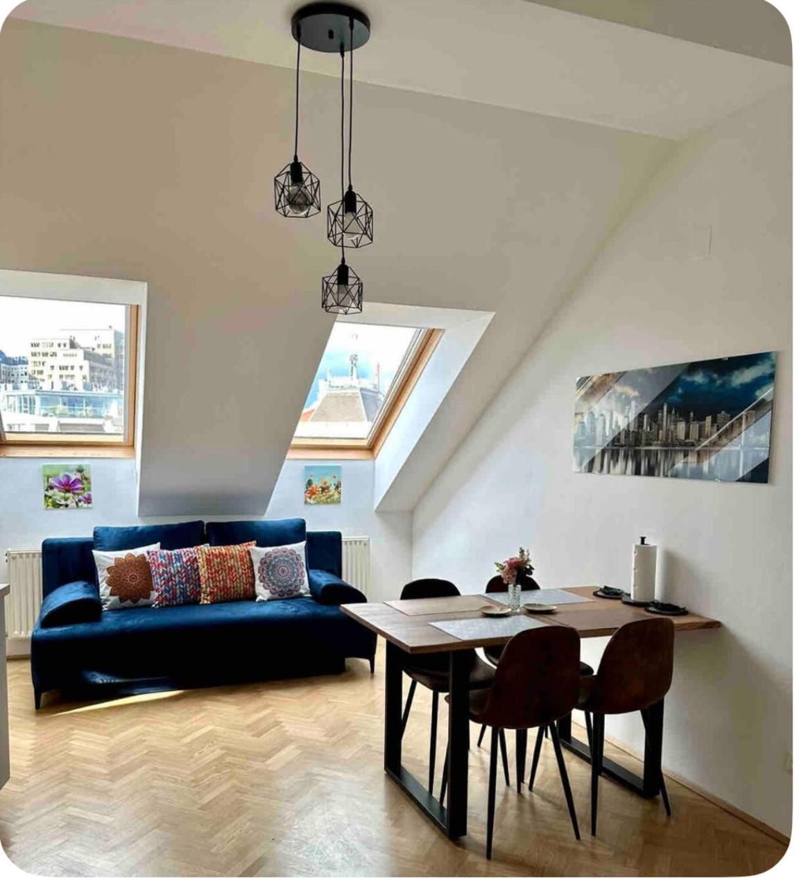 Klimatisiertes Dachgeschoss City Apartment In Zentrum Wiens المظهر الخارجي الصورة